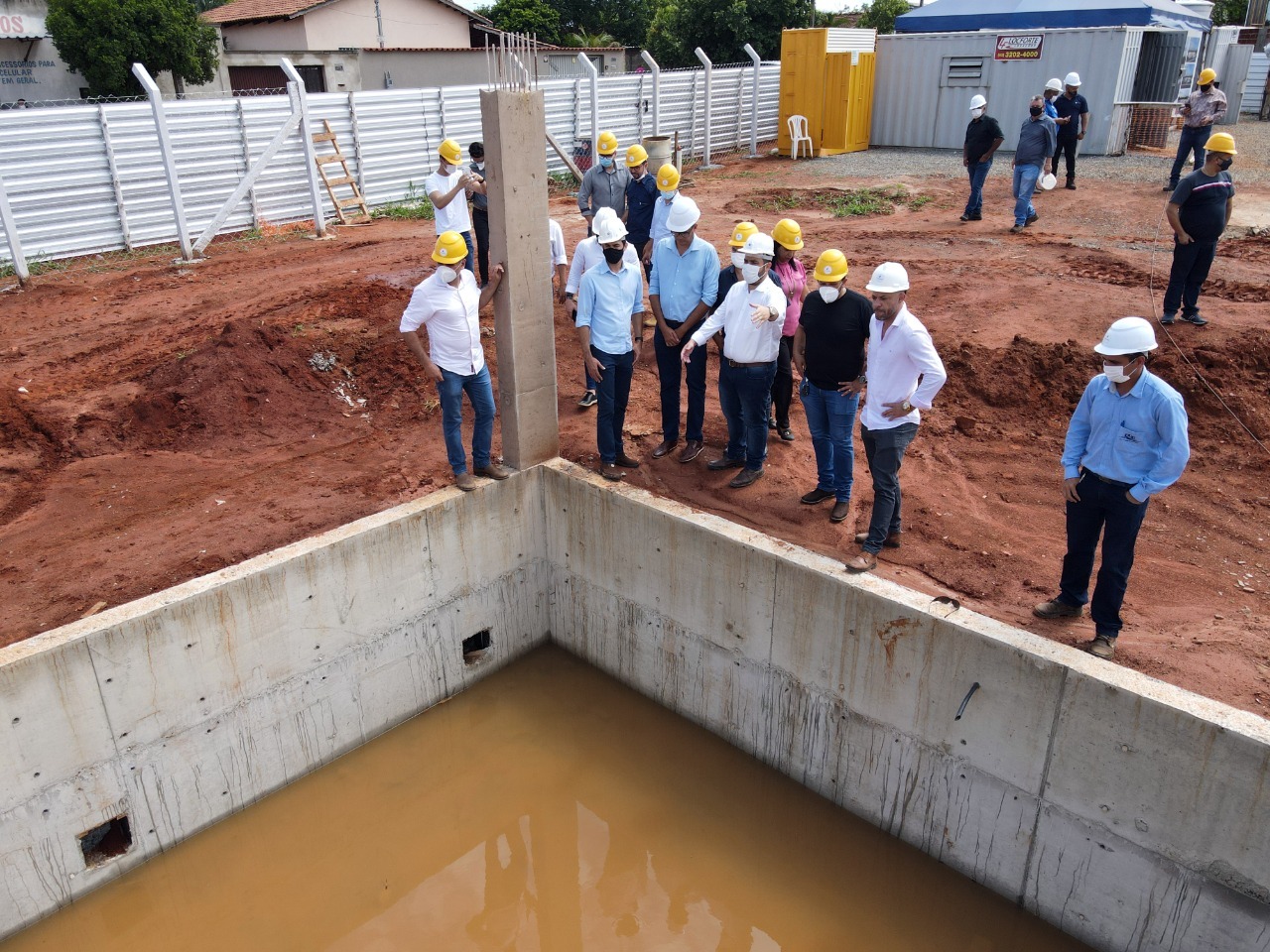 Agência de Saneamento de Senador Canedo realiza visita técnica em obras