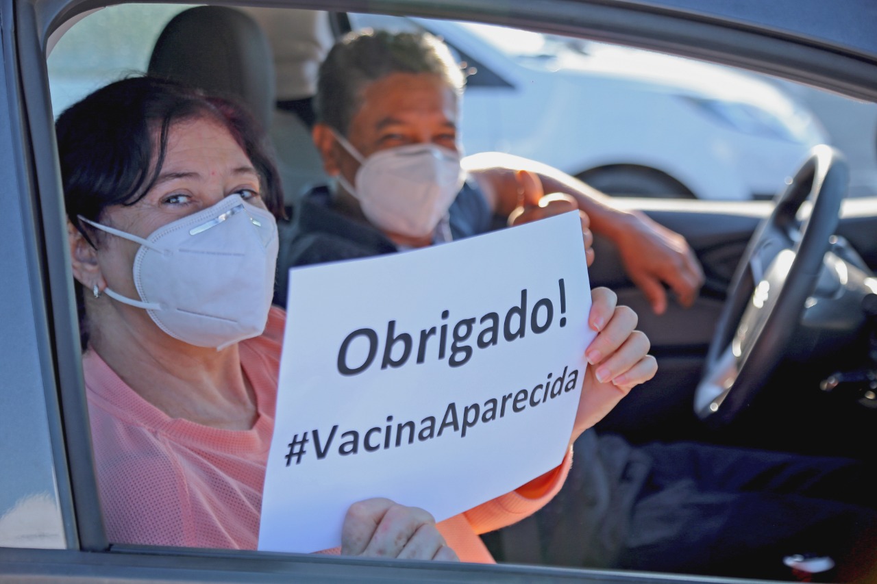 Aparecida completa um ano da Campanha de Vacinação contra a Covid-19 com mais de 860 mil doses aplicadas