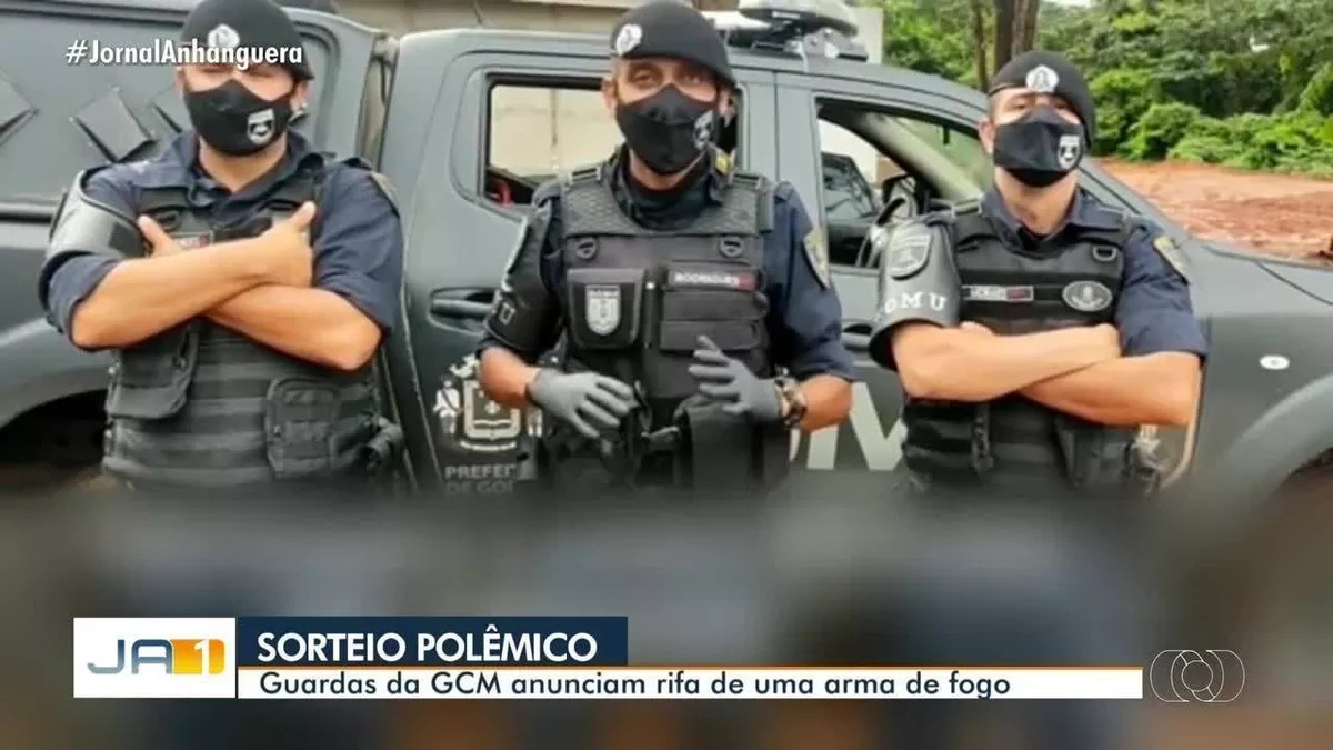 Ministério Público apura sorteio de arma feito por guardas civis em Goiânia