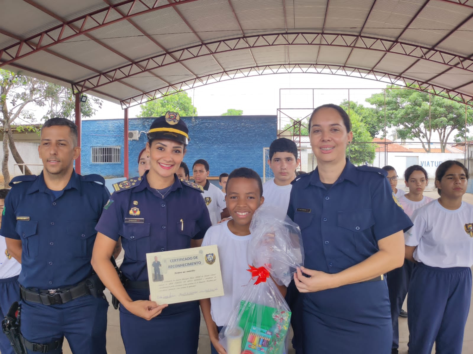 Prefeitura de Senador Canedo realiza formatura da 1º turma do Programa Guarda Mirim