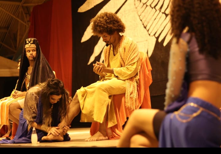 Tradicional grupo de teatro apresenta no Jardim das Oliveiras peça sobre a Paixão de Cristo*