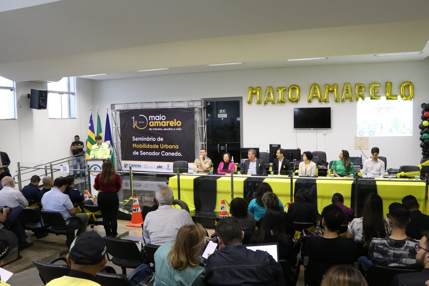 Senador Canedo encerra Maio Amarelo com apresentação do Plano de Mobilidade