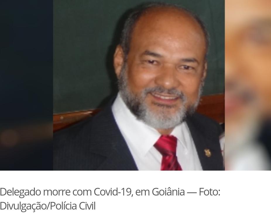 Delegado morre com Covid-19 em Goiânia