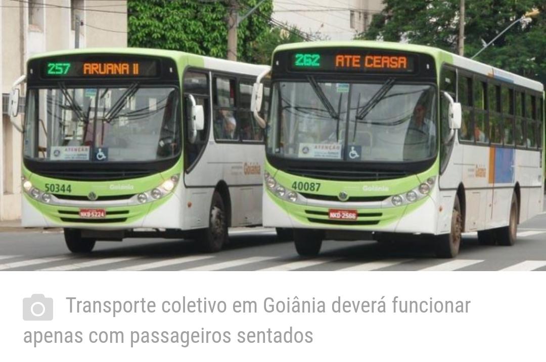 Prefeito determina que ônibus do transporte coletivo operem apenas com passageiros sentados