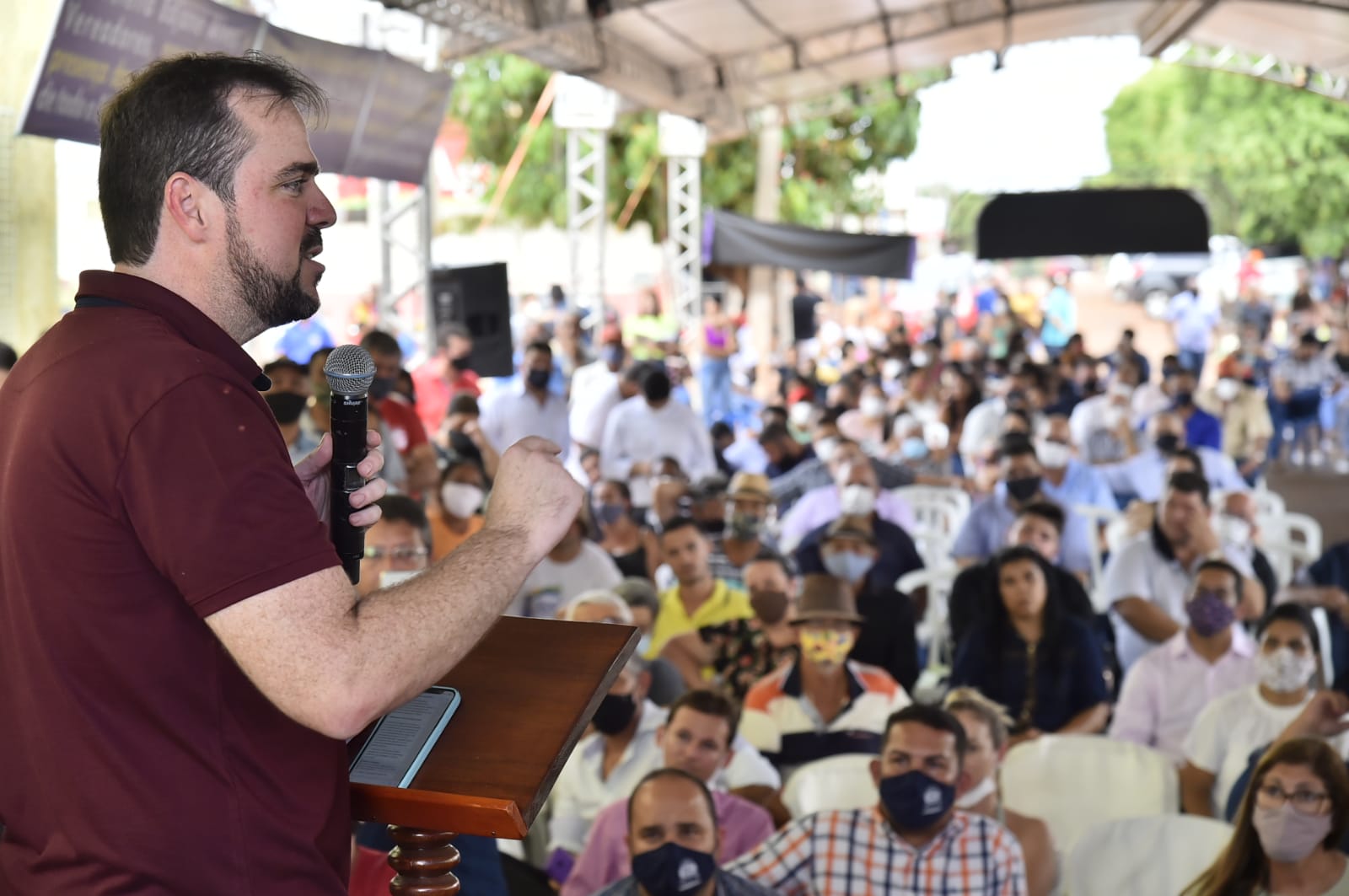 No Sudoeste, Gustavo apresenta modelo de gestão de Aparecida e defende um ambiente favorável ao desenvolvimento de Goiás