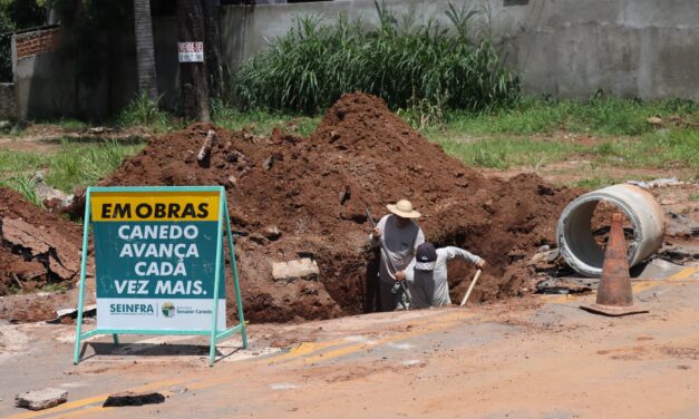 Prefeitura inicia reparos na rua 36, setor Anuar Auad